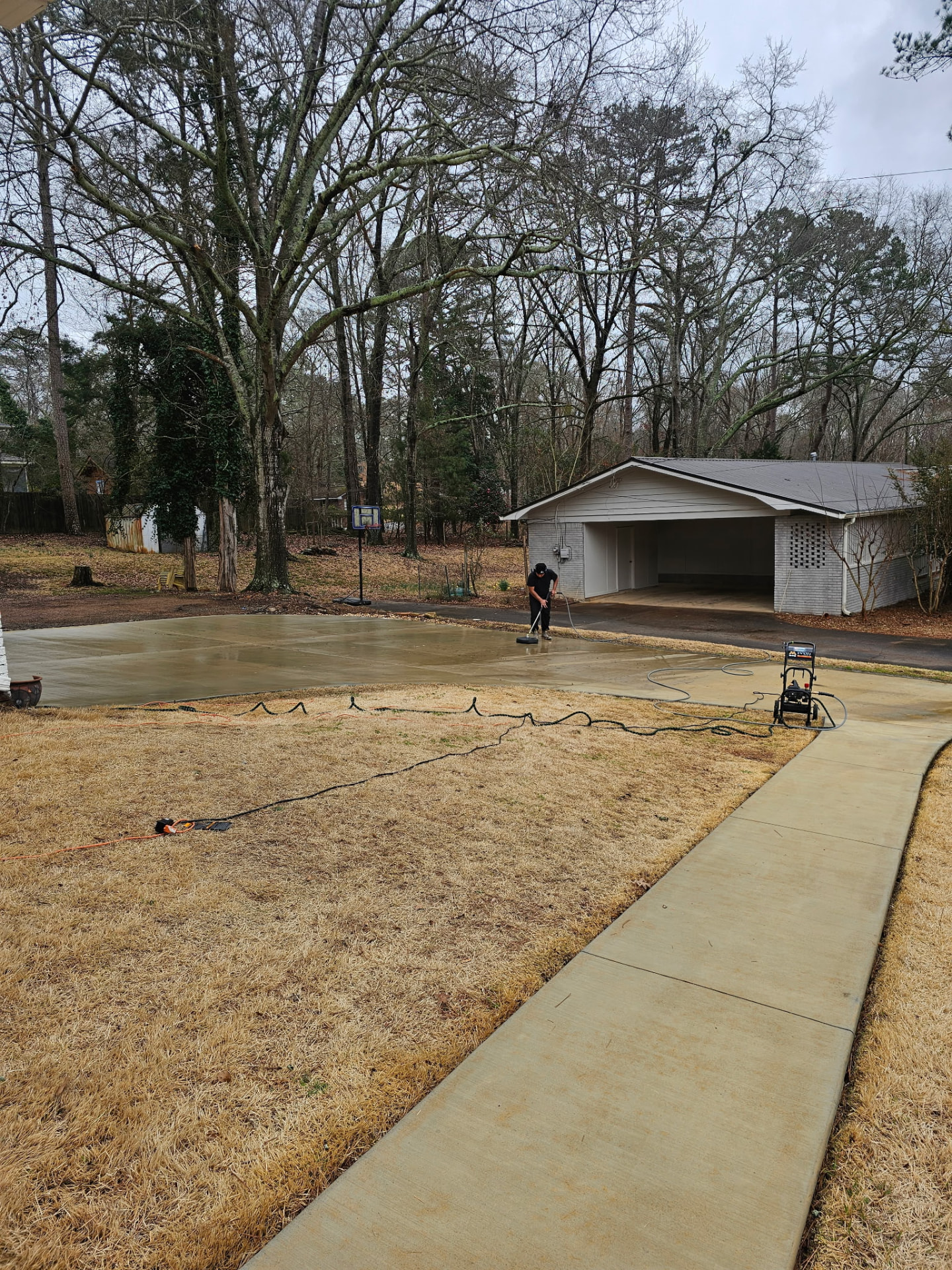 Pressure Washing work by LV Remodeling & Construction